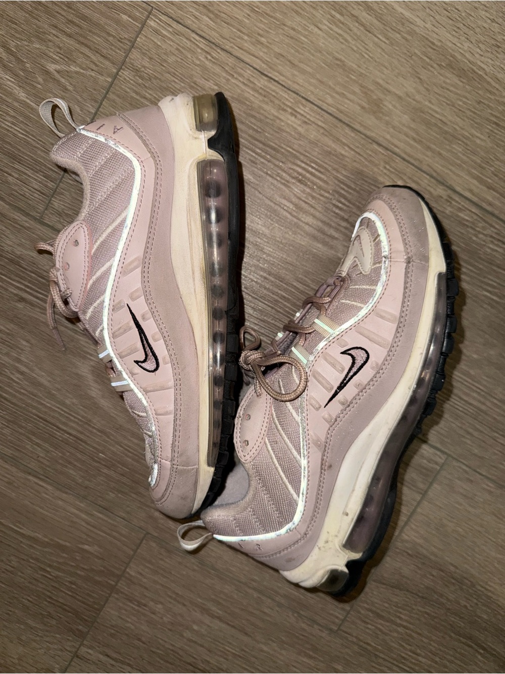 Nike Air Max 98 Sneakers (Barely Rose) Pink (Size 10 Women’s/8.5 Men’s)